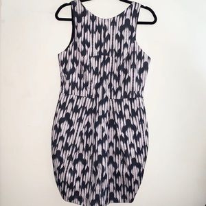 Talulah cocktail dress black and lilac print